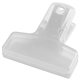 aerial view a translucent frost practical snack size seal clip, image 1 of 2