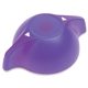 aerial view a translucent purple medicine bottle opener, image 1 of 2