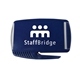 aerial view a dark blue business card slitter plus(tm), image 1 of 3