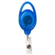 aerial view a translucent blue clip - on secure - a - badge(tm), image 1 of 2