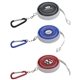 a group of round retractable 5 tape measure with carabiner