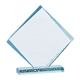 aerial view a blue jaffa collection diamond ice acrylic award - 10x9.6.2 in, image 1 of 2