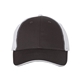 aerial view a charcoal/ white valucap - sandwich trucker cap, image 1 of 3
