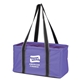 a purple junior utility tote with large main compartment