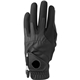 aerial view a black zero friction mens golf glove, image 1 of 2