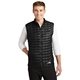 aerial view a black the north face(r) thermoball(tm) trekker vest, image 1 of 9