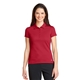 aerial view a gym red nike womens dri - fit solid icon pique modern fit polo, image 1 of 6