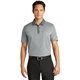aerial view a grey heather nike dri - fit heather pique modern fit polo, image 1 of 6