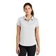 aerial view a white nike womens dri - fit players modern fit polo, image 1 of 6