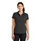 aerial view a anthracite nike womens dri - fit players modern fit polo, image 1 of 6