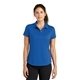 aerial view a gym blue nike womens dri - fit players modern fit polo, image 1 of 6