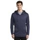 aerial view a midnight navy nike therma - fit full - zip fleece hoodie, image 1 of 6