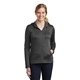 aerial view a anthracite nike womens therma - fit full - zip fleece hoodie, image 1 of 6