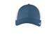 aerial view a navy/ white nike stretch - to - fit mesh back cap, image 1 of 4