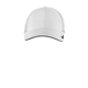 aerial view a white/ white nike stretch - to - fit mesh back cap, image 1 of 4