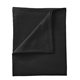 aerial view a jet black port company(r) core fleece sweatshirt blanket, image 1 of 3