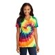 aerial view a rainbow port company(r) womens tie - dye v - neck tee, image 1 of 6