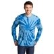 aerial view a royal port company(r) tie - dye long sleeve tee, image 1 of 6
