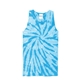 aerial view a turquoise port co(r) tie - dye tank top, image 1 of 6