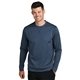 aerial view a deep navy port company(r) performance fleece crewneck sweatshirt, image 1 of 6