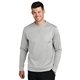 aerial view a silver port company(r) performance fleece crewneck sweatshirt, image 1 of 6