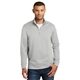 aerial view a silver port company(r) athletic performance fleece 1/4- zip sweatshirt, image 1 of 6