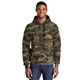 aerial view a military camo port company(r) core fleece camo pullover hooded sweatshirt, image 1 of 5