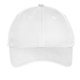 aerial view a white port authority(r) youth six - panel unstructured twill cap, image 1 of 3