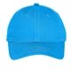 aerial view a sapphire port authority(r) youth six - panel unstructured twill cap, image 1 of 3
