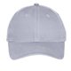 aerial view a silver port authority(r) youth six - panel unstructured twill cap, image 1 of 3