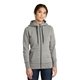 aerial view a light graphite twist new era(r) womens french terry full - zip hoodie, image 1 of 5