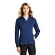 aerial view a blue heather eddie bauer(r) womens full - zip heather stretch fleece jacket, image 1 of 6