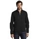 aerial view a black eddie bauer (r) dash full - zip fleece jacket, image 1 of 6