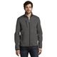 aerial view a grey steel eddie bauer (r) dash full - zip fleece jacket, image 1 of 6