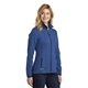 aerial view a cobalt blue eddie bauer (r) womens dash full - zip fleece jacket, image 1 of 6