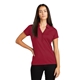 aerial view a signal red ogio(r) womens framework polo, image 1 of 5