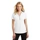 aerial view a white ogio(r) womens onyx polo, image 1 of 6