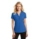 aerial view a electric blue ogio(r) womens onyx polo, image 1 of 6