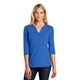 aerial view a optic blue ogio(r) ladies fuse henley, image 1 of 6