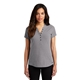 aerial view a grey heather ogio (r) womens tread henley, image 1 of 6