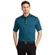 aerial view a teal throttle ogio(r) 94/6 poly / spandex gauge polo, image 1 of 6