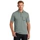 aerial view a rogue grey ogio(r) 96/ poly / spandex fuse polo, image 1 of 6