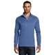 aerial view a optic blue ogio(r) 100 polyester pixel 1/4- zip, image 1 of 6