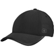 aerial view a blacktop ogio(r) 100 polyester woven mesh flux cap, image 1 of 4