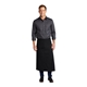 aerial view a black port authority(r) easy care full bistro apron with stain release, image 1 of 4