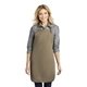 aerial view a khaki port authority(r) easy care full - length apron with stain release, image 1 of 5