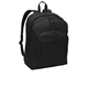 aerial view a black port authority(r) basic backpack, image 1 of 3