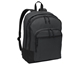 aerial view a dark charcoal port authority(r) basic backpack, image 1 of 2