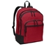 aerial view a red port authority(r) basic backpack, image 1 of 3
