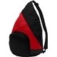 aerial view a true red/ black port authority(r) active sling pack, image 1 of 3